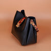 Classy 2 PCs Black Shoulder Ba