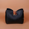 Classy 2 PCs Black Shoulder Ba